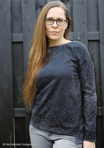 Baumwoll Jersey Great Fog Anthrazit-Grau by Käselotti von Swafing